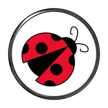 Load image into Gallery viewer, PM-891 Ladybug Photo Metal Badge Holder - Pack of 3
