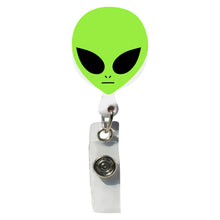 Load image into Gallery viewer, BH-090 Alien 3D Rubber Badge Holder - Pack of 3
