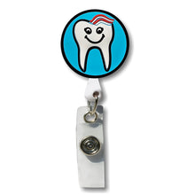 Load image into Gallery viewer, BH-096 Tooth 3D Rubber Badge Holder - Pack of 3
