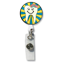 Load image into Gallery viewer, BH-096 Tooth 3D Rubber Badge Holder - Pack of 3
