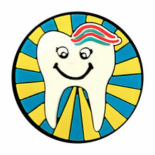 Load image into Gallery viewer, BH-096 Tooth 3D Rubber Badge Holder - Pack of 3
