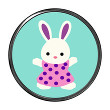 Load image into Gallery viewer, PM-E3 Easter Bunny Photo Metal Badge Holder - Pack of 3
