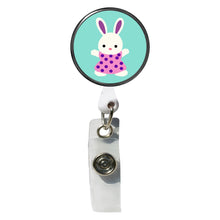 Load image into Gallery viewer, PM-E3 Easter Bunny Photo Metal Badge Holder - Pack of 3
