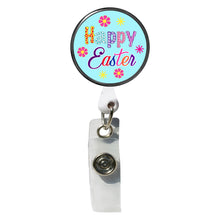 Load image into Gallery viewer, PM-E5 Happy Easter Photo Metal Badge Holder - Pack of 3
