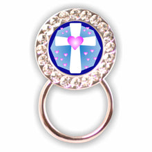 Load image into Gallery viewer, EH-807 Cross Eyeglass Holder - Pack of 3
