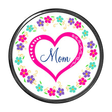 Load image into Gallery viewer, PM-MD4 Mom Heart Photo Metal Badge Holder - Pack of 3
