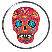 Load image into Gallery viewer, PM-SKULL6 Red Skull Photo Metal Badge Holder - Pack of 3
