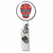 Load image into Gallery viewer, PM-SKULL6 Red Skull Photo Metal Badge Holder - Pack of 3
