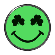 Load image into Gallery viewer, PM-ST5 St. Patrick's Day Smiley Photo Metal Badge Holder - Pack of 3
