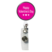 Load image into Gallery viewer, PM-V1 Happy Valentine's Day Photo Metal Badge Holder - Pack of 3
