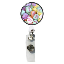 Load image into Gallery viewer, PM-V2 Candy Hearts Photo Metal Badge Holder - Pack of 3
