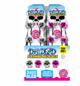 Day of the Dead Flashing Necklaces