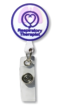Retractable Badge Holder with Respiratory Therapist