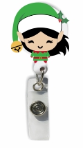 Retractable Badge Holder with Elf