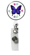 Butterfly Retractable Badge Holder