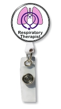 Respiratory Therapist Retractable Badge Holder