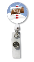 North Pole Retractable Badge Holder