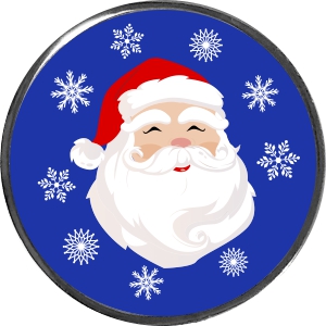  Santa Retractable Badge Holder