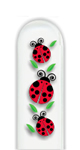 Glass Nail File: Ladybugs