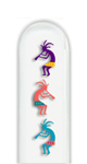 Glass Nail File: Kokopelli