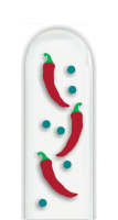 Glass Nail File: Chilis