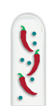 Glass Nail File: Chilis