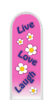 Glass Nail File: Live, Love, Laugh