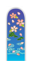 Glass Nail File: Flowers