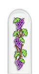 Glass Nail File: Grapes