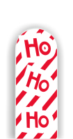 Glass Nail File: Ho Ho Ho