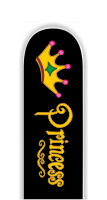 Glass Nail File:  Princess