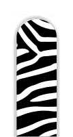 Glass Nail File: Zebra Print