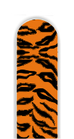 Glass Nail File: Tiger Print