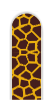 Glass Nail File: Giraffe