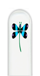 Glass Nail File: Dragonfly