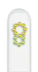 Glass Nail File: Yellow / Green