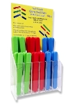 Display Program for Soft Touch Glass Nail Files with Rubber Handle