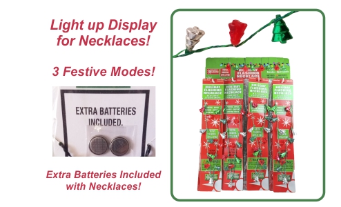 Christmas Tree Flashing Necklaces