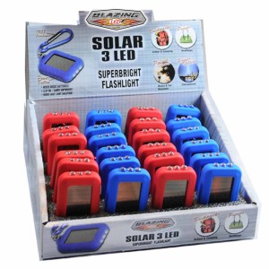 Solar LED Superbright Flashlight Display