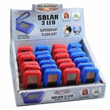 Solar LED Superbright Flashlight Display