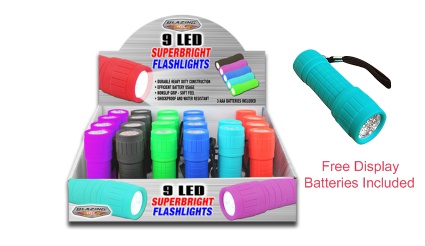 9 LED Super Bright Flashlights