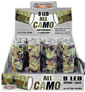 9 LED Camo Flashlights