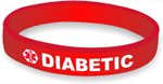 Silicone Medical Alert: Diabetic