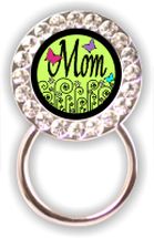 Rhinestone Eyeglass Holder: Mom