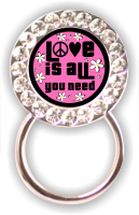 Rhinestone Eyeglass Holder: Love is All You Need