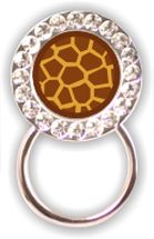 Rhinestone Eyeglass Holder: Giraffe Print