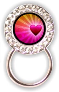 Rhinestone Eyeglass Holder: Valentine's Day