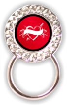 Rhinestone Eyeglass Holder: Valentine's Day