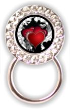 Rhinestone Eyeglass Holder: Valentine's Day