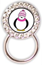 Penquin Rhinestone Eyeglass Holder